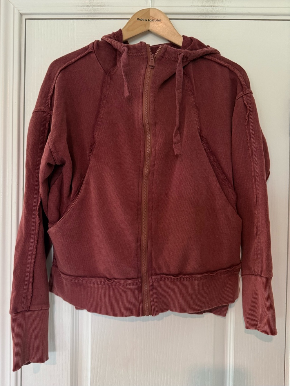 Free People Only One Zip Up Hoodie